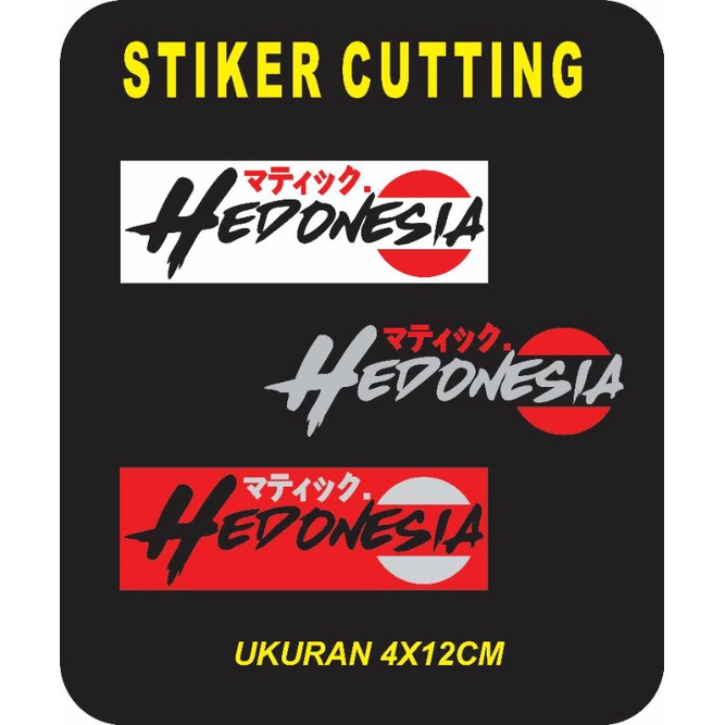 stiker HEDONESIA