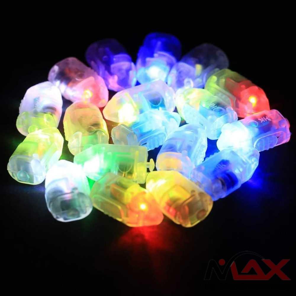 Led Hias Mini untuk Pesta Balon atau Pesta Lampion, tenaga Baterai 50pcs Multi Warna, WuFang Lampu Balon LED Multifungsi 50 PCS - XX50  Mini LED Lamps Flash Balloon Light Wireless,for Paper Lantern Christmas Wedding Birthday Party Decor