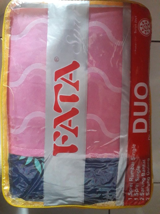 Fata - Sprei Sorong / Sprei Duo Flamingo Navy Ukuran 120x200