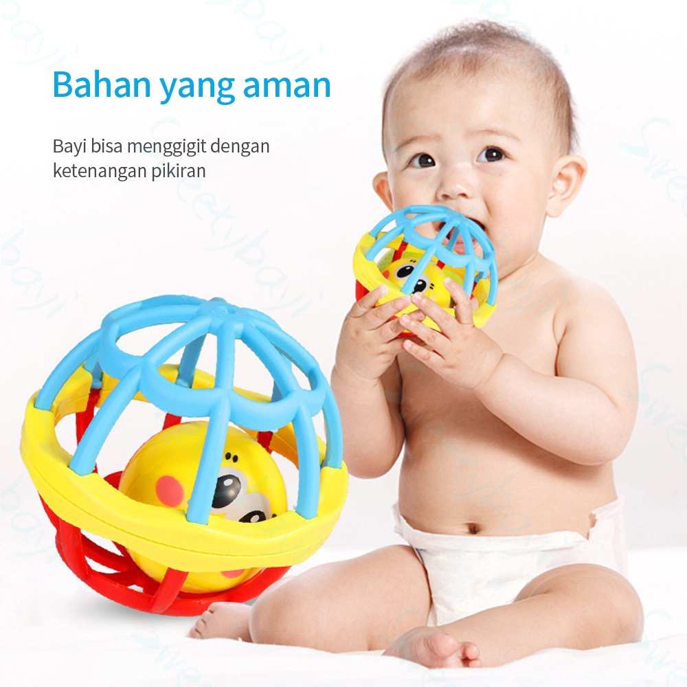 Sweetybayi Mainan bayi bola rattle/teether/kerincingan bayi