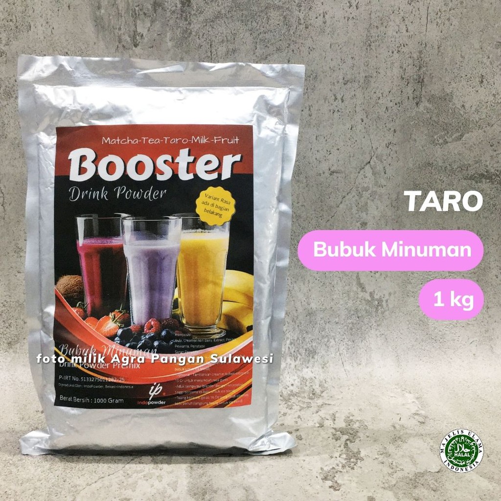 

Bubuk Minuman TARO 1kg | Drink Powder Flavour Rasa Ube Latte Milk Tea Minuman Kekinian Milkshake Premix Instan - Indo Powder