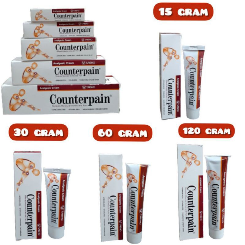 Counterpain Krim Pereda Nyeri Otot/Salep Sakit Pinggang/Obat Pereda Nyeri Otot/Obat Sakit Pinggang