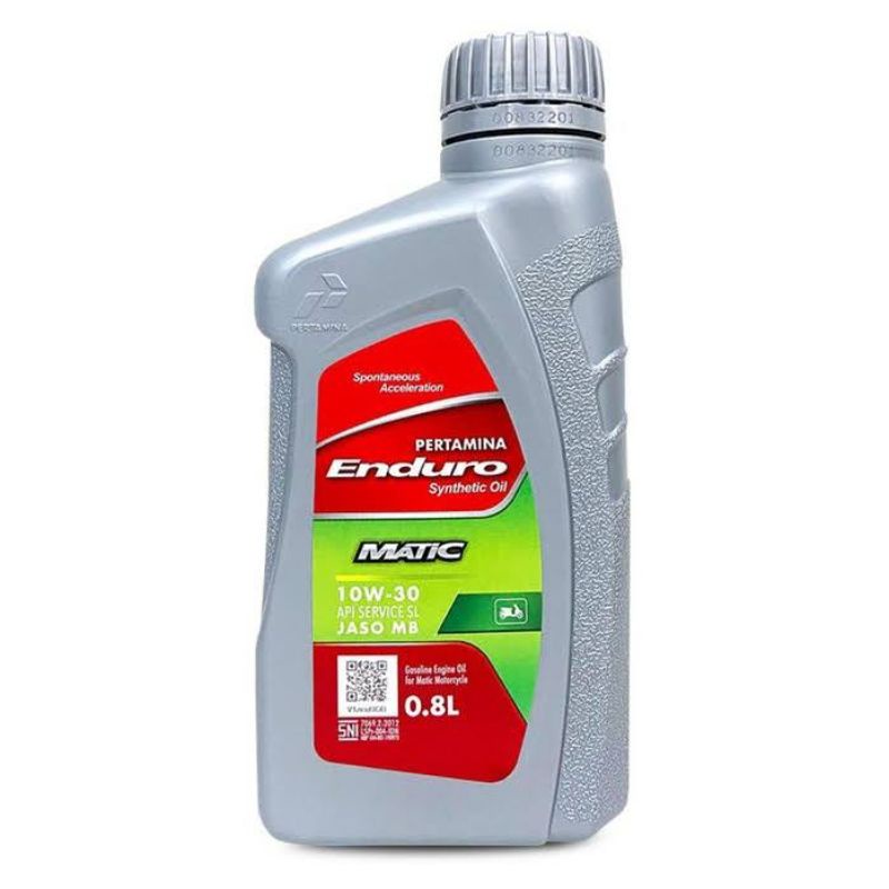 Pertamina Enduro Matic SAE 10W-30 800ML Oli Motor Matic