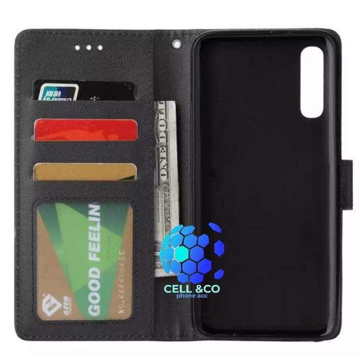 Flip cover SAMSUNG A70 Flip case buka tutup kesing hp casing flip case leather wallet