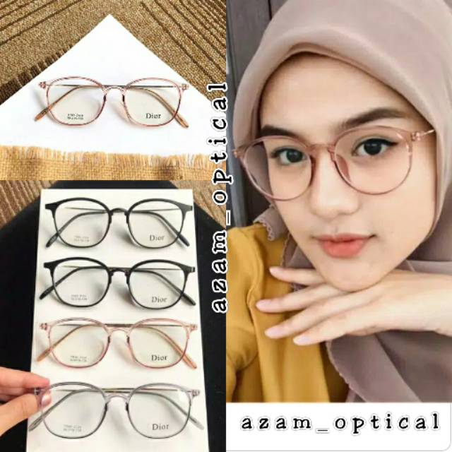 Kacamata PHOTOCROMIC Anti Radiasi (paket frame+lensa minus) | kacamata trendy 2124