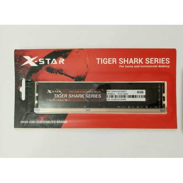 Memory DDR3 8GB XSTAR TIGER SHARK