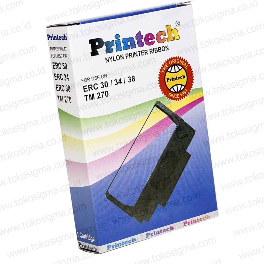 PRINTECH NYLON PRINTER RIBBON CARTRIDGE FOR USE ON EPSON ERC 38