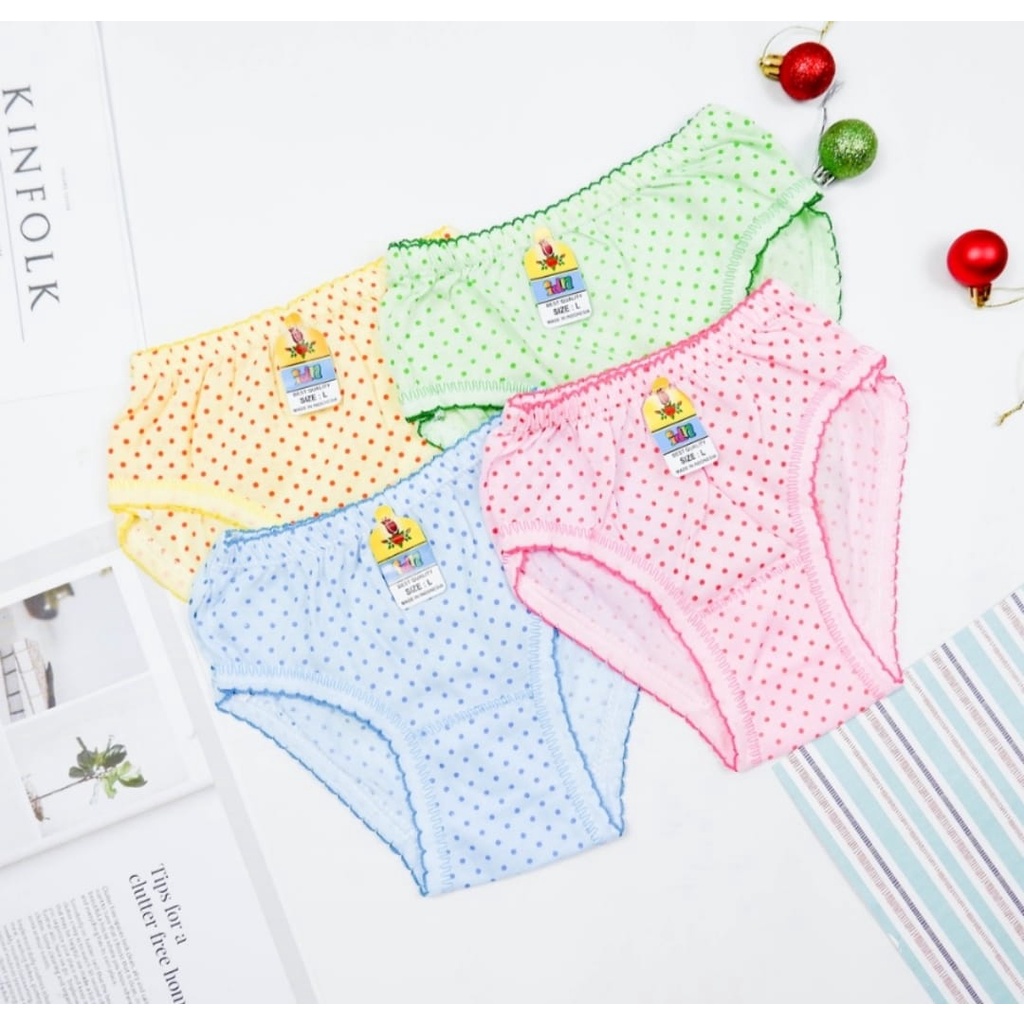 6 PCS CELANA DALAM ANAK PEREMPUAN MOTIF LUCU/CELANA DALAM ANAK PEREMPUAN SABLON/CD ANAK MOTIF LUCU/CD ANAK SD/TK