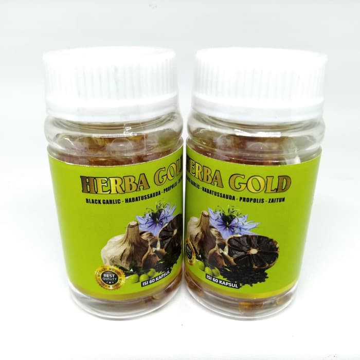[ALH] Kapsul Herba Gold   Black Garlic   Habbatussauda   Propolis   Zaitun Murah