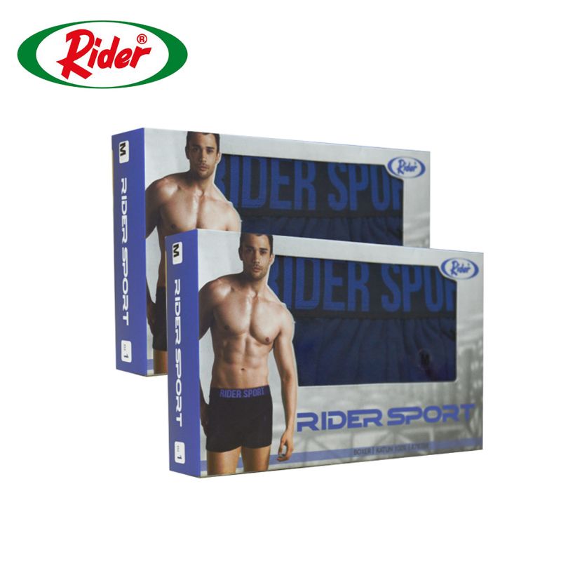 Celana Dalam Boxer Pria Rider Sport R787B (1pcs)