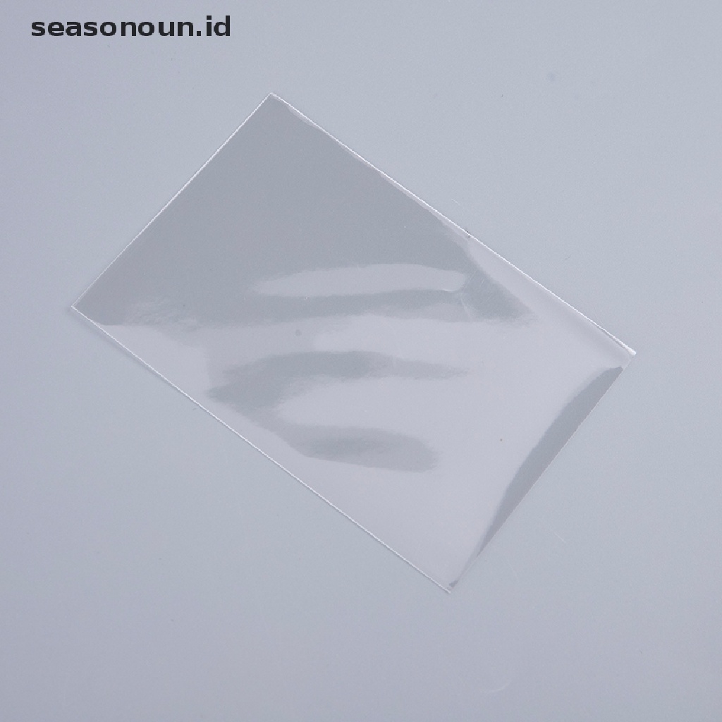 【seasonoun】 100Pcs 61x88 Transparent Collection Card Film Card Game Protector Kill Sleeves ID