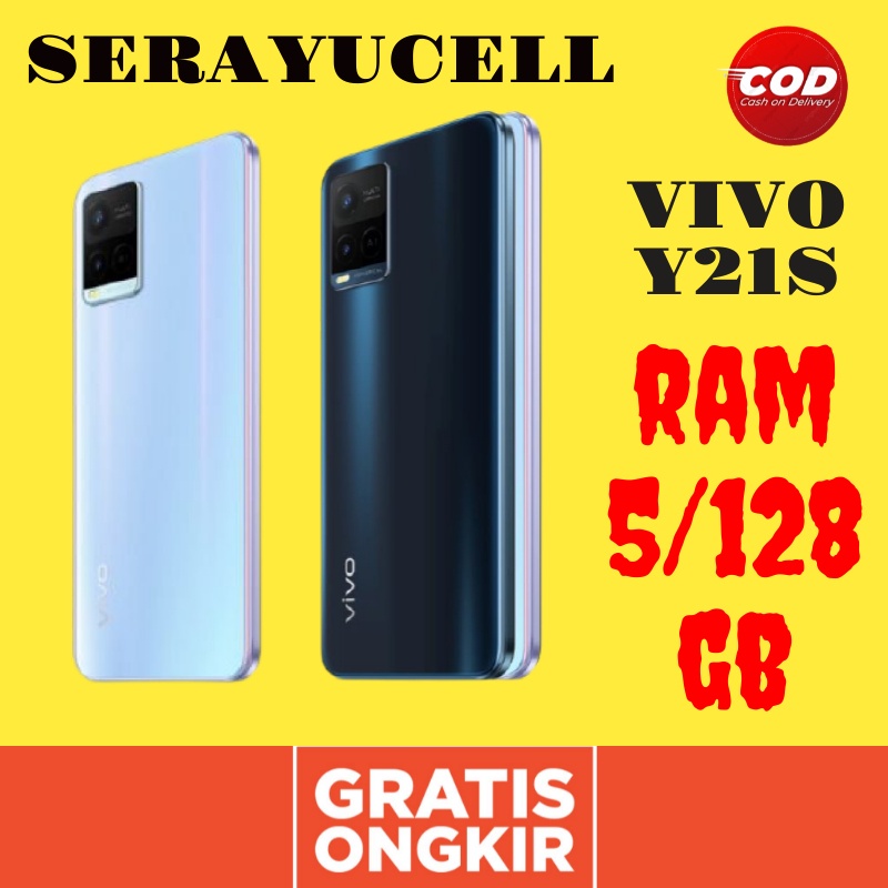 HP Android VIVO Y21S RAM 5/128GB Garansi Resmi 100% Original