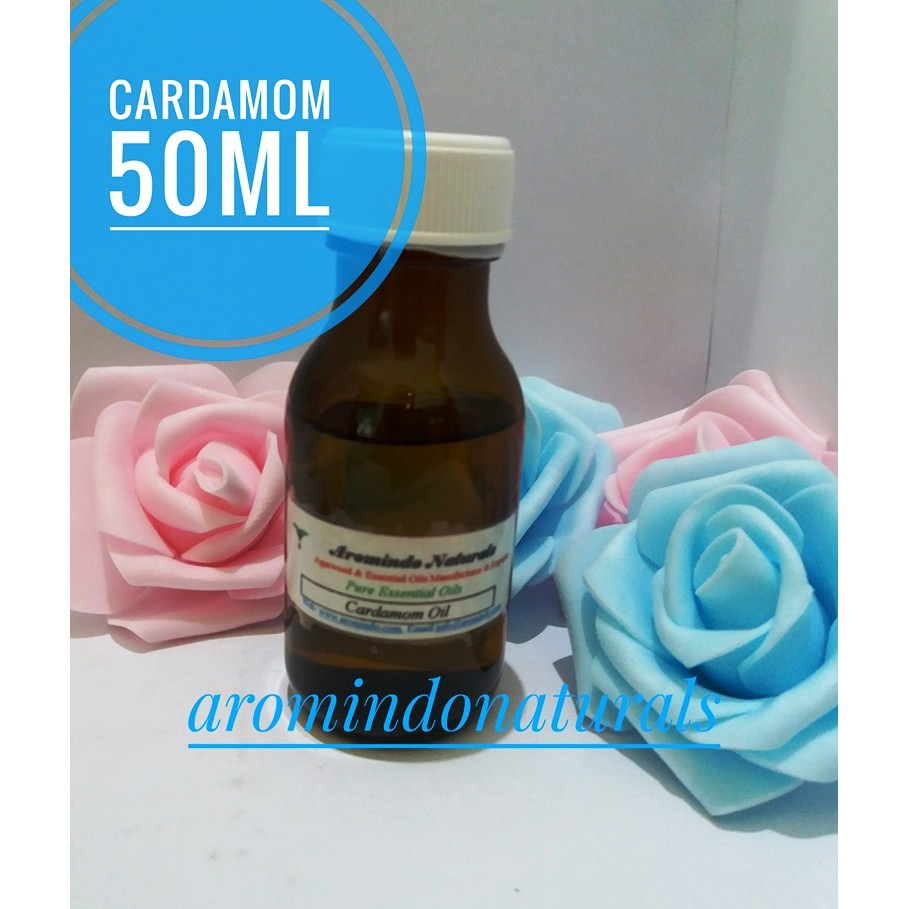 ESSENTIAL OILS CARDAMOM 50ML MINYAK AROMATERAPI KAPULAGA