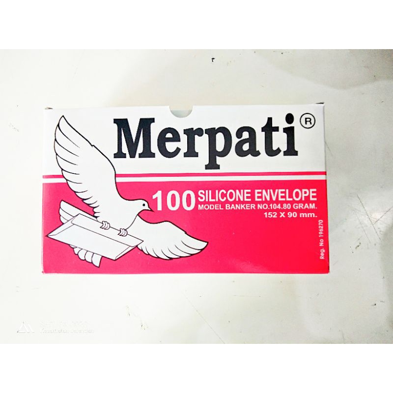 

Amplop Merpati Putih 104 Merah