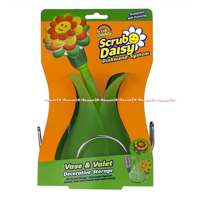 Scrub Daddy Vase and Valet Wada Tempat Sponge Seri Daisy