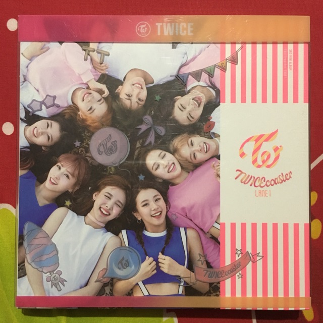 Twicecoaster Lane 1 (Neon Magenta) Sana CD Jihyo PC Sana Holo NO POSTER