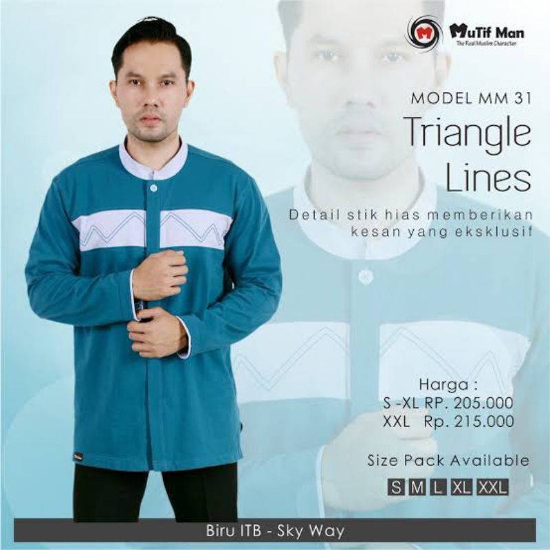 Koko  Dewasa Lengan panjang SALE MUTIF MAN 031