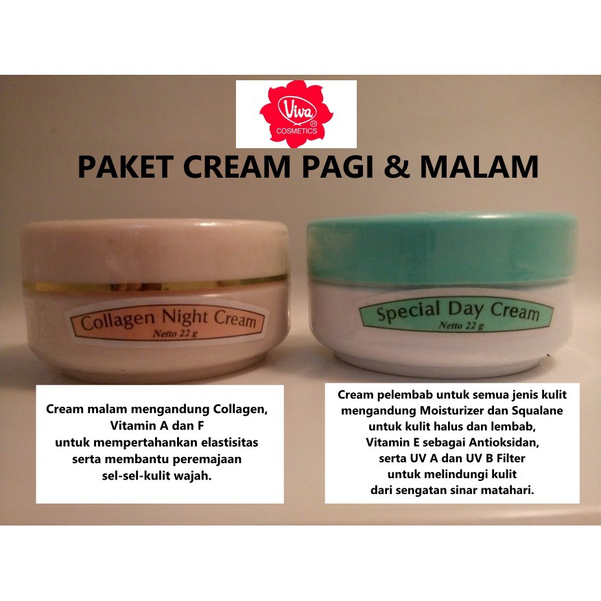 Simak Manfaat Viva Collagen Night Cream