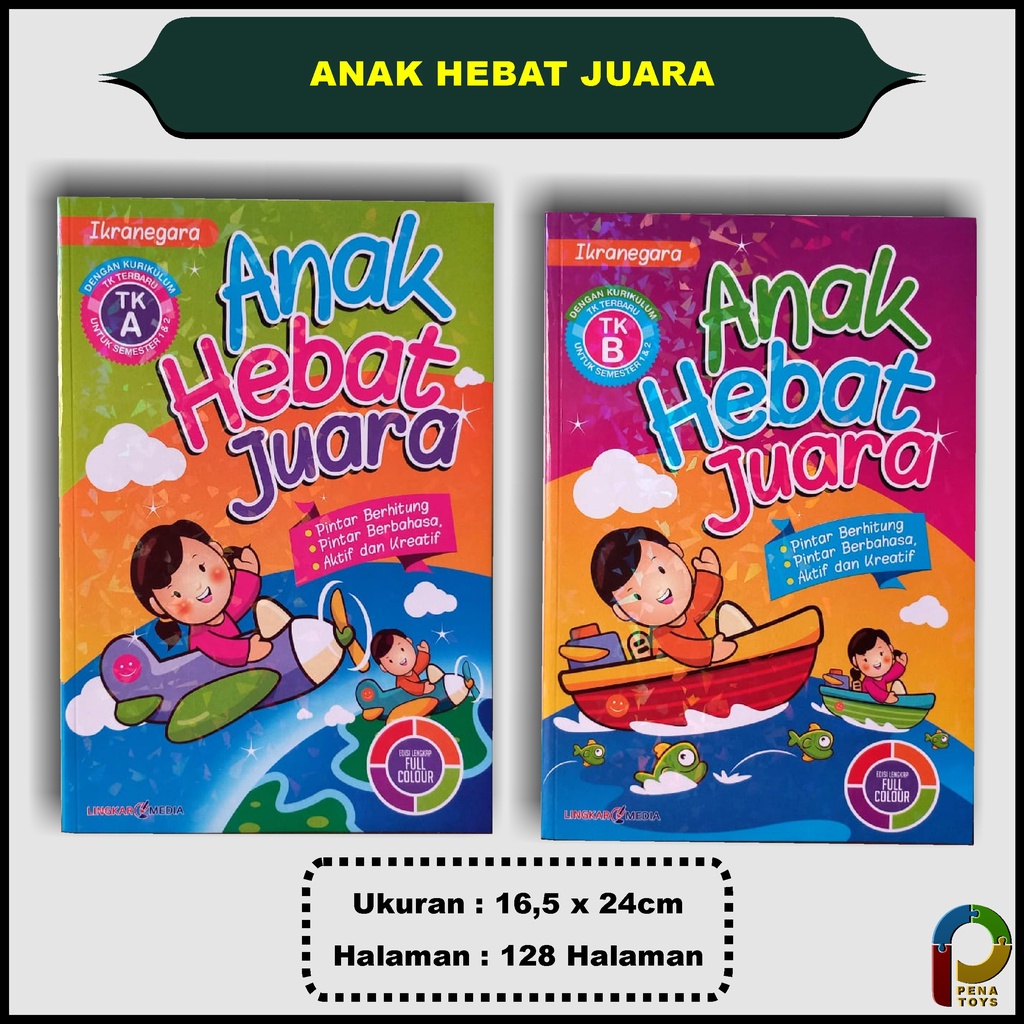 Buku TK Anak Hebat Juara - Buku TK A - Buku TK B - Buku Anak TK