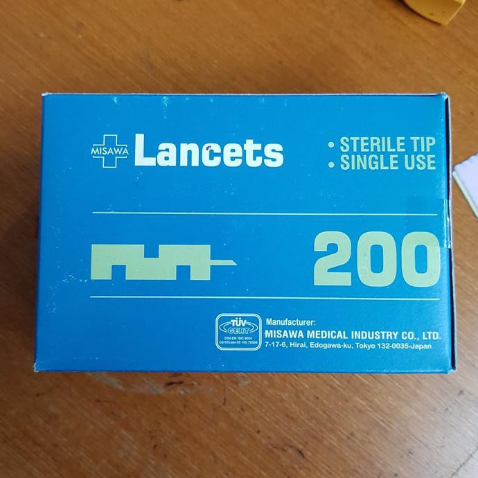 Jarum Bekam Misawa 21g/Lancet Misawa 21g/Blood lancet 21g Misawa