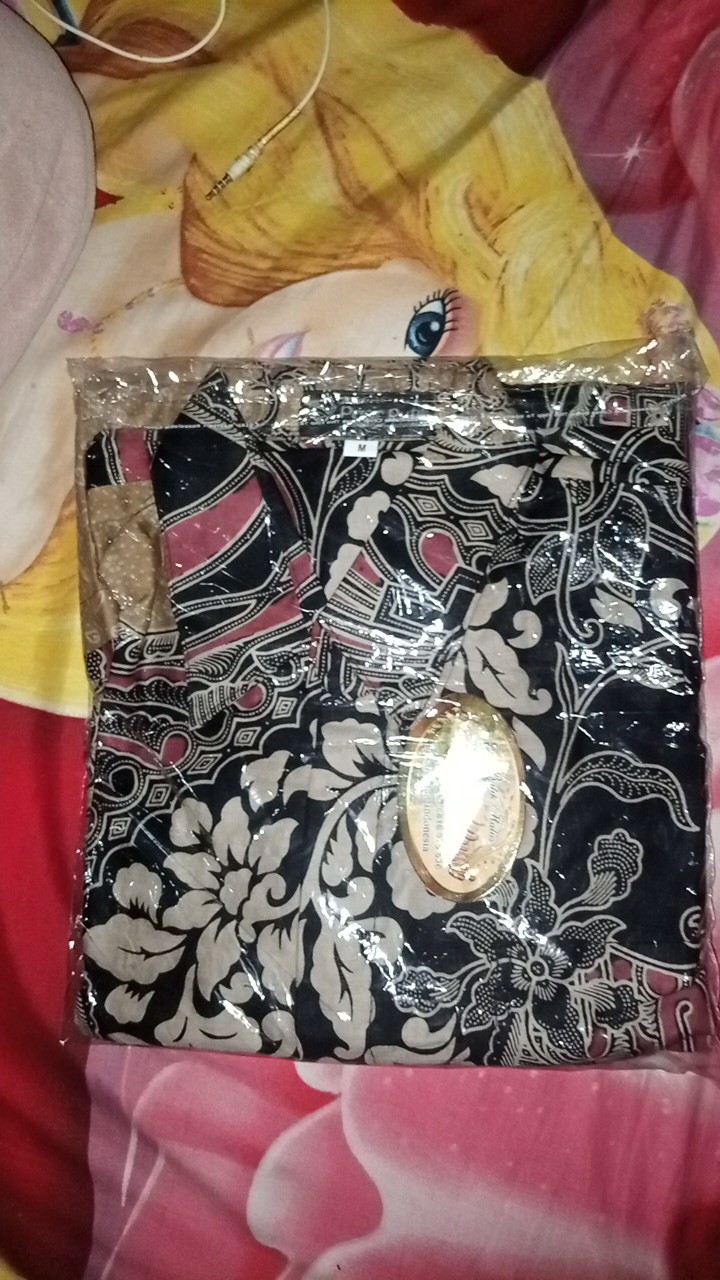 Batik Pria Lengan Panjang Guz Azmi Saku Paspol Hrb026 Motif Keraton Kode 002 Size M L Xl Xxl Reguler