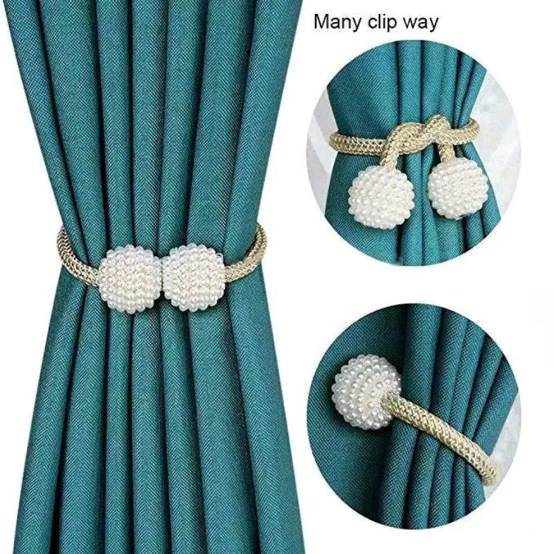 HanyaBeli Tali TIrai Magnet Gorden Pengikat Hordeng Tirai Curtain Tie Rope Ball