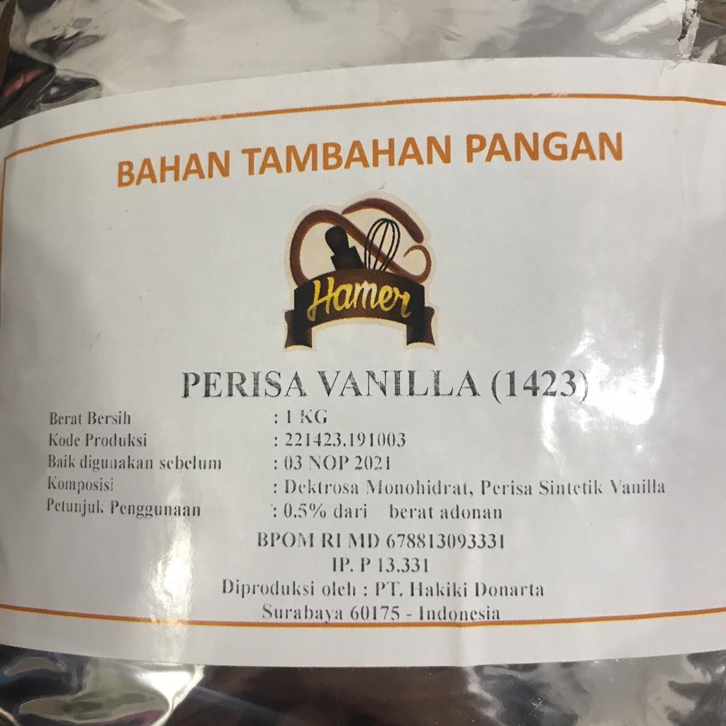 Vanili Bubuk - Perisa Vanilla Wangi Susu - Buttermilk Powder 1kg