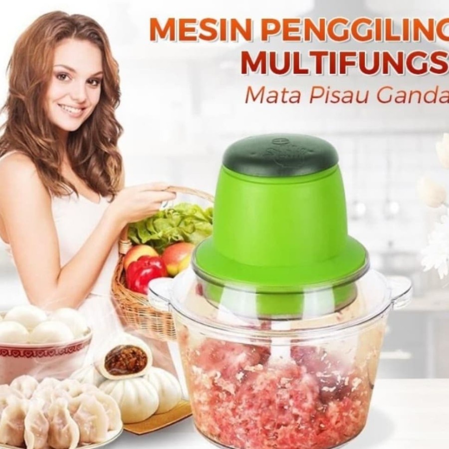 Blender Kapsul Serbaguna 4 Mata Pisau Penggiling Daging Buah & Sayuran COD TRI J