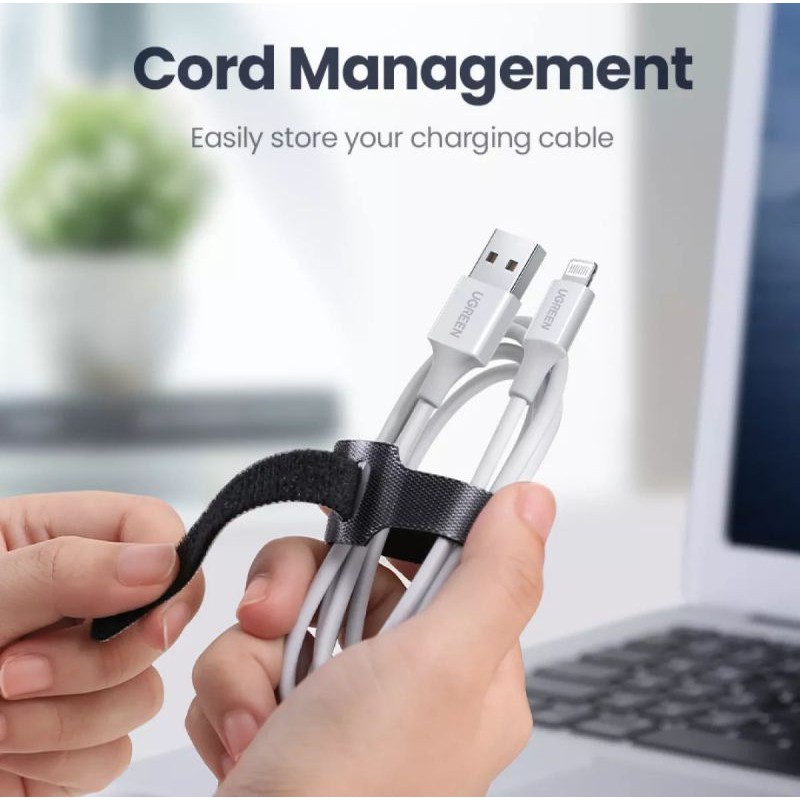 Ugreen Strap Holder Cord Management - Ugreen Pengikat Kabel Charger Kabel Power Multifungsi