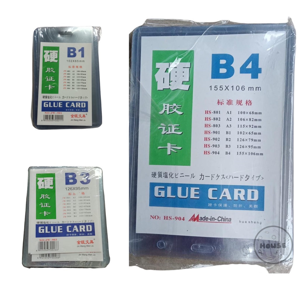 

[20pcs] id card plastik muka / card case kartu plastik panitia / Lapisan ID card / cover id card