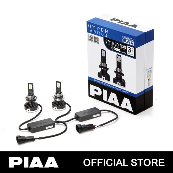 PIAA HYPER ARROS LED STYLE EDITION LEH142E H8 H9 H11 H16 6000K - LAMPU MOBIL