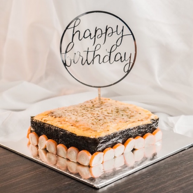 

NASI MENTAI CAKE SMALL 15 x 15CM / Kue Nasi Mentai