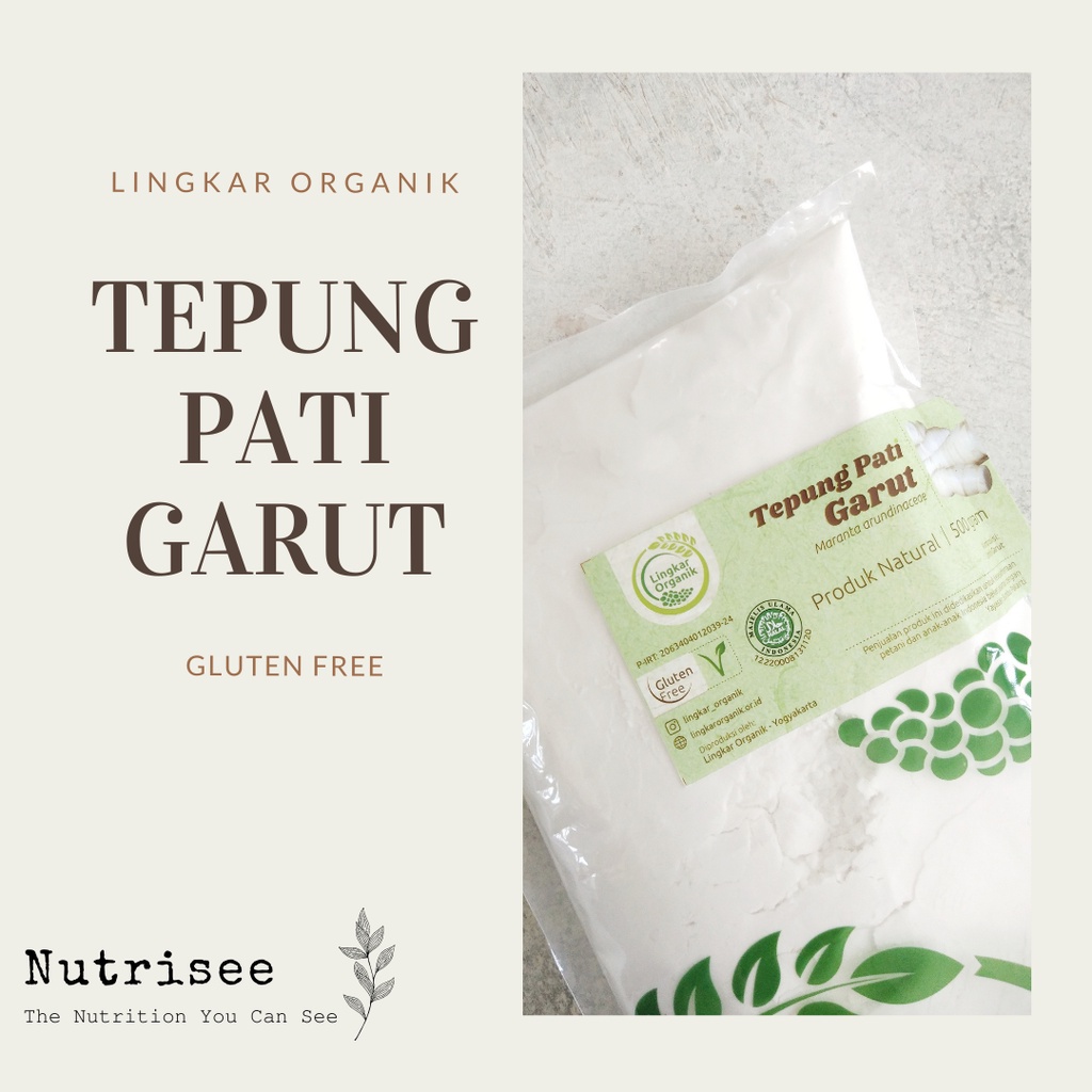 

TEPUNG PATI GARUT LINGKAR ORGANIK 500 GR