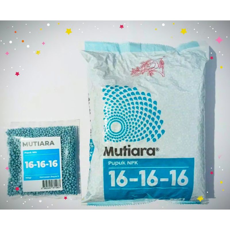 PUPUK NPK MUTIARA 16-16-16, NPK MUTIARA