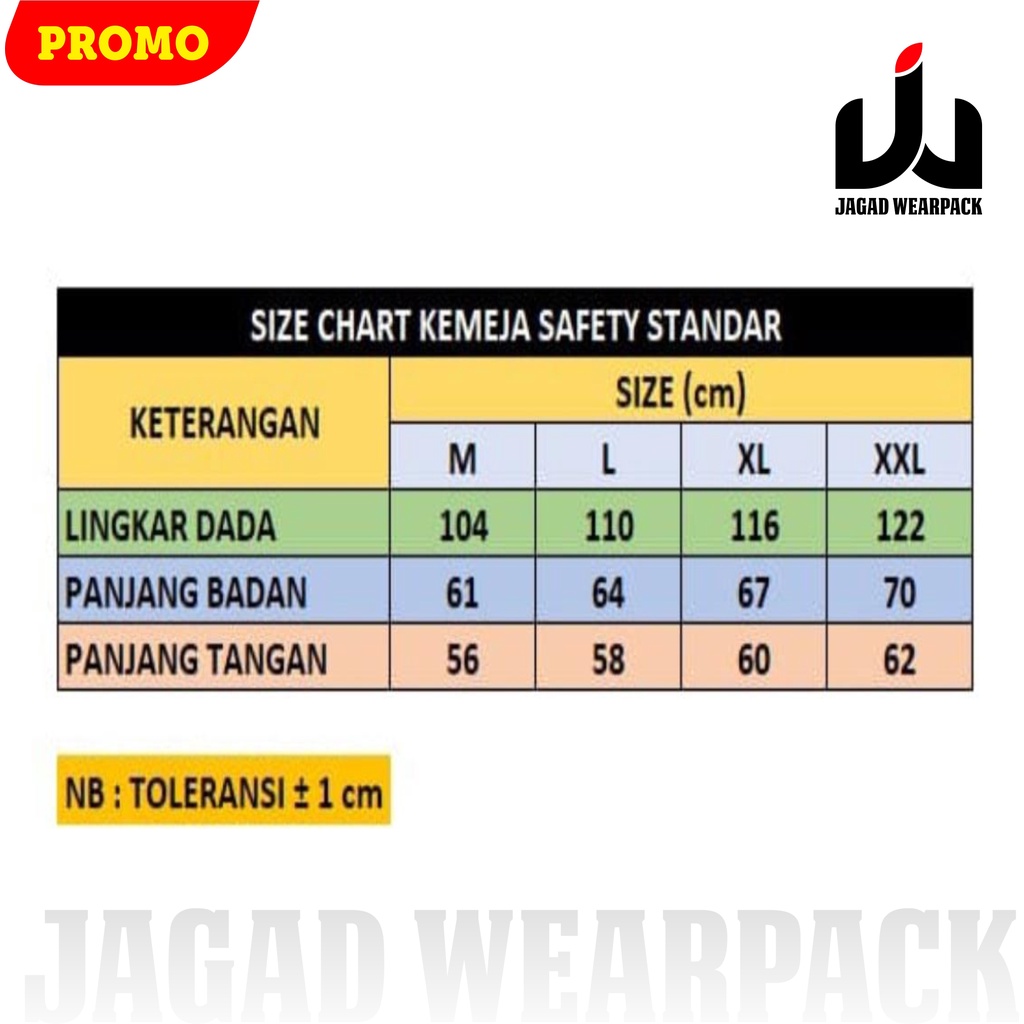 Wearpack Safety Katelpak Atasan Kemeja Kerja Potongan Lengan Panjang Baju Kerja DONGKER TOSCA