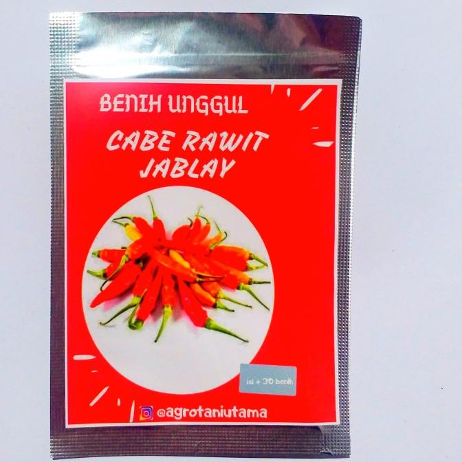 

benih Cabe Rawit Jablay Super Pedas kemasan