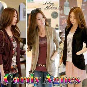 NHM Cardigan Fashion Wanita Agnes Banyak warna , Cardigan Wanita