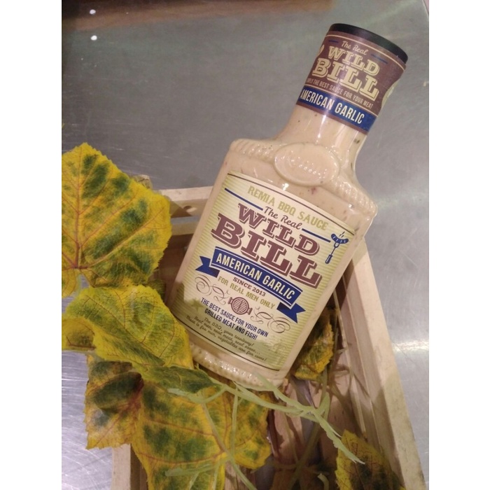 

REMIA BBQ SAUCE THE REAL WILD BILL AMERICAN GARLIC