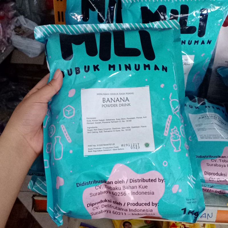 

BUBUK MINUMAN MILI RASA PISANG 1KG