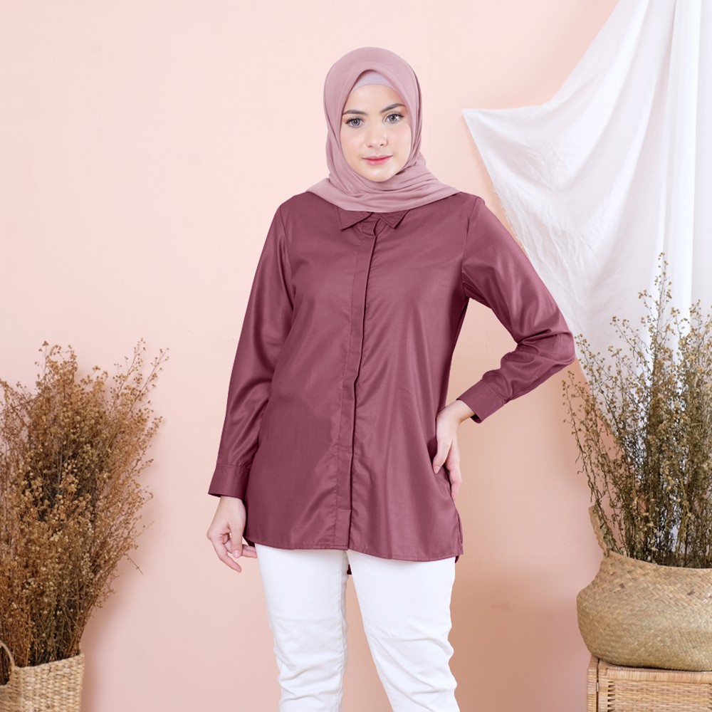 KESI SKU ke 2- Pakaian Kemeja Kerja Wanita Terbaru by Hijab Mamah icis