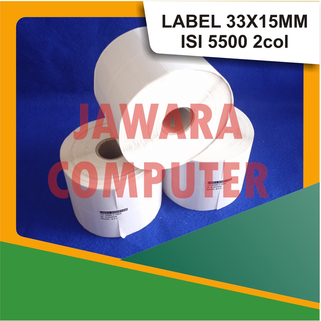 

LABEL 33X15MM ISI 5500 2COL