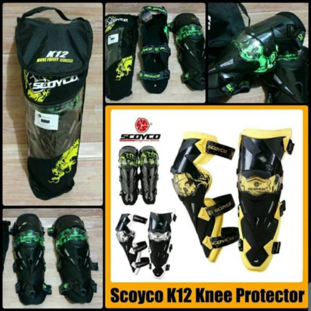 KNEE GUARD PROTEKTOR SCOYCO K12 ORIGINAL. PELINDUNG LUTUT PROTECTOR TRAIL