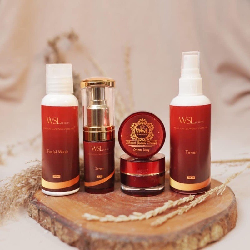 Cream WSL Glowing Original Skincare Bukan Ms glow Paket Cream Wajah Glowing