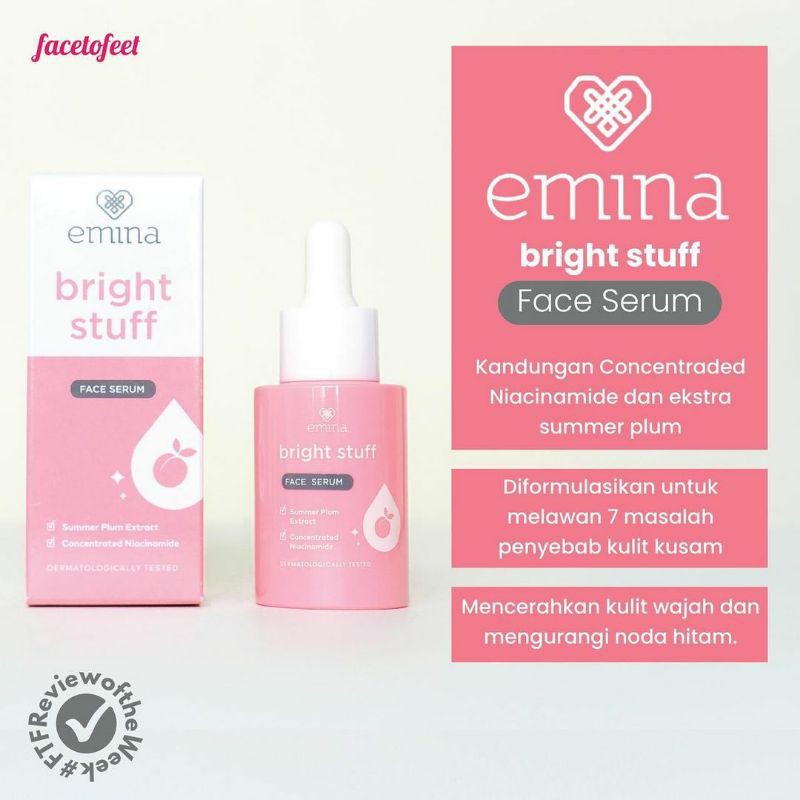 Emina Bright Stuff Face Serum