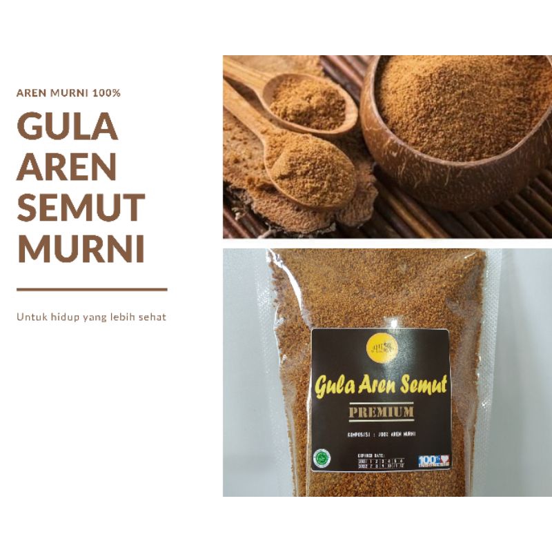 

GULA AREN SEMUT PREMIUM 250 GRAM 100% MURNI