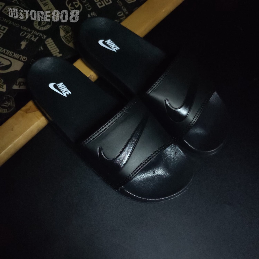 SANDAL SLOP NIKE BENASSI SELOP HITAM CEKLIST PRIA WANITA COD TERMURAH SLIDE SANDAL NIKE SANDAL HITAM