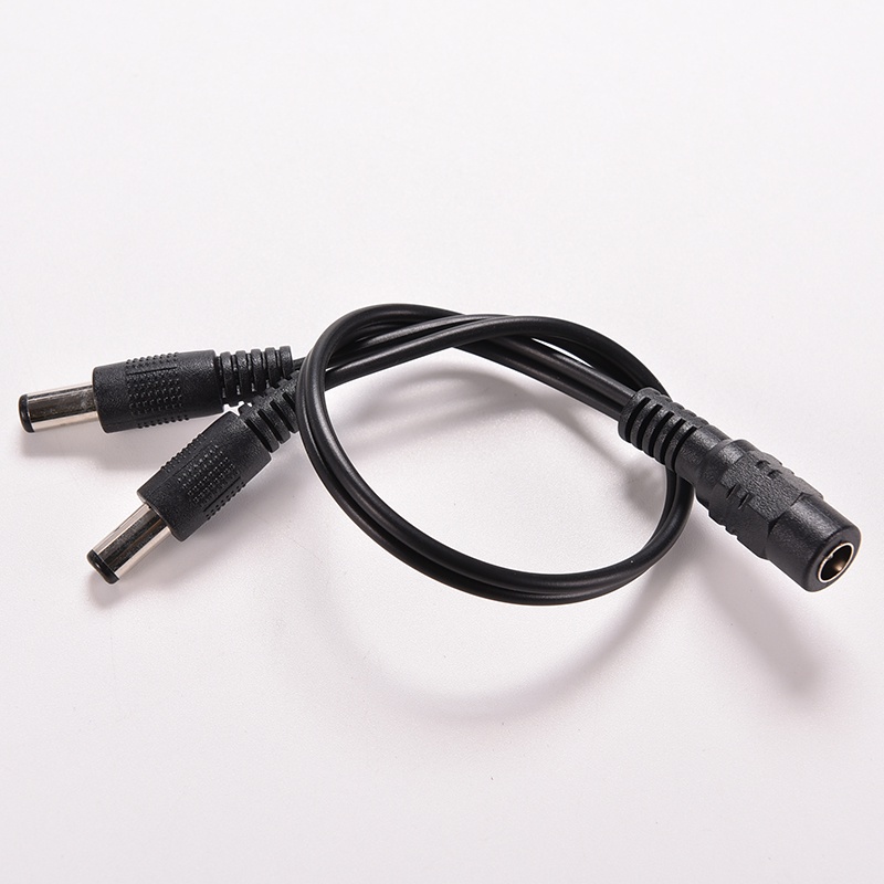 Kabel Adapter Splitter Power Dc 12V 1 Female Ke 2 Male 5.5x2.1mm Untuk CCTV