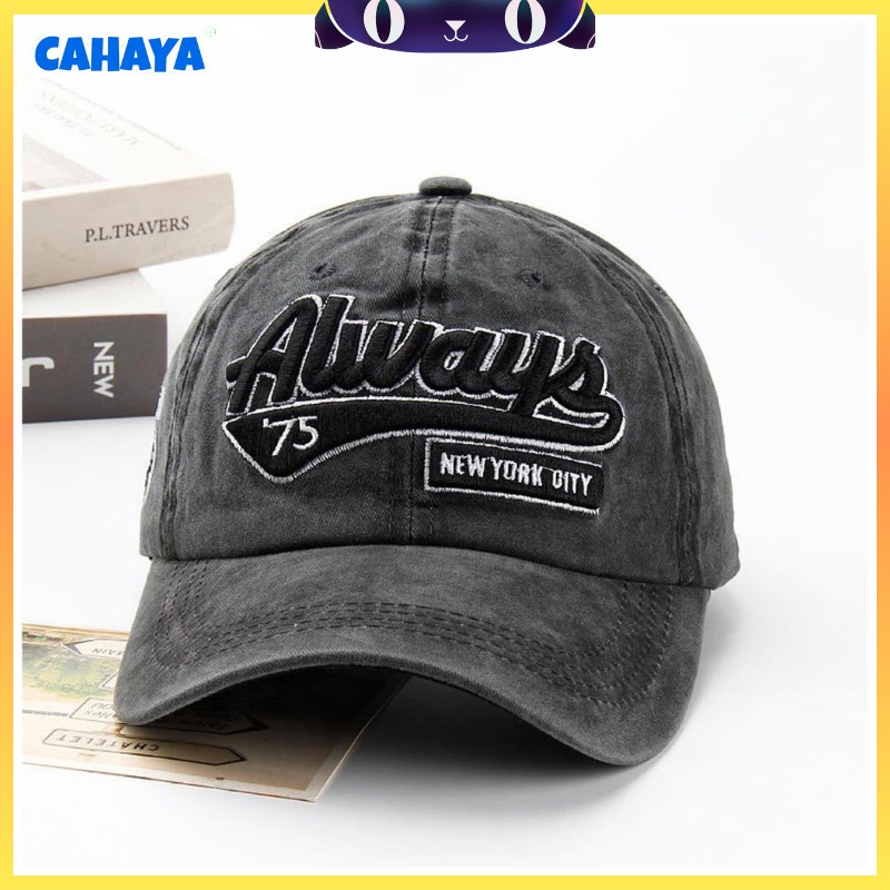 Always 75 Topi Baseball Hat Cap Casual Sport Pria Wanita Distro A4