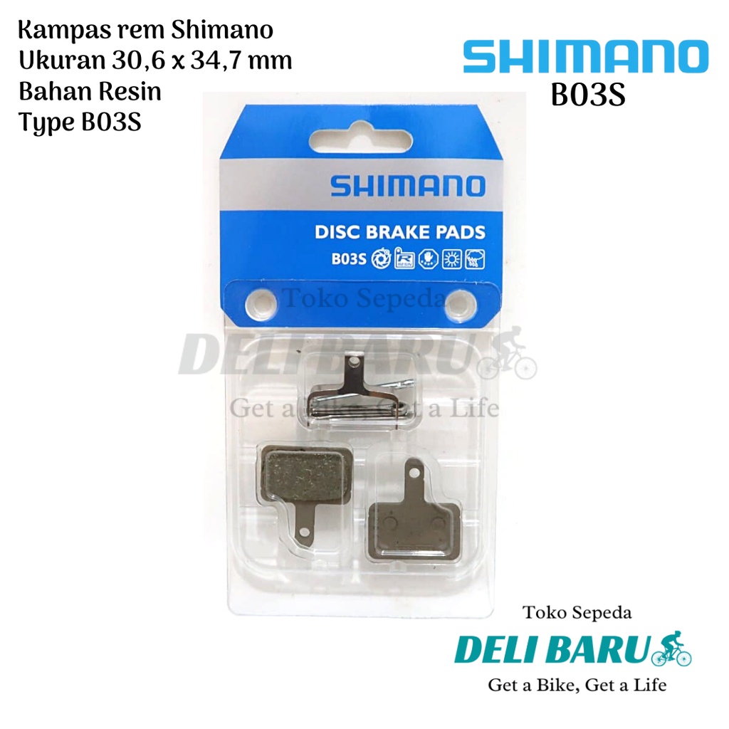 Shimano Kampas rem ORI b03s cakram kode baru dari B01s disc brake pad segi sepeda