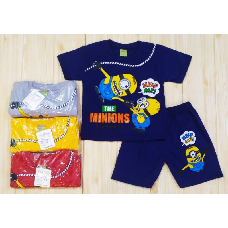 SETELAN BOBOIBOY PREMIUM-SUPERHERO-BAJU ANAK RIKO POP IT/promo-Minion